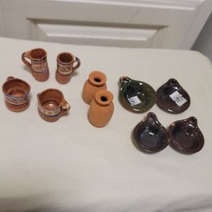Miniature cups, vases and Plates